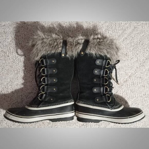 Sorel Joan of Arctic snow waterproof boots size 9.5 women's BLACK - Picture 2 of 12